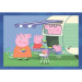Peppa Prasić 4 u 1 Supercolor puzzle - Clementoni