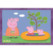 Peppa Prasić 4 u 1 Supercolor puzzle - Clementoni