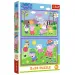 Peppa na igralištu 2x24 komada puzzle - Trefl