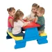 Plavi piknik stol 70x79x47cm