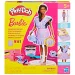 Play-Doh: Barbie Fashionista komplet s glinom za izradu haljina s volanima i lutkom - Hasbro