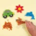PlayBox: 5mm MIDI perle za glačanje - pas, auto, riba, cvijet, paket od 4 komada