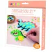 PlayBox: Kreativni set s peglicama za peglanje, 5 mm MIDI perlice s motivom dinosaura
