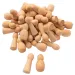 PlayBox: Prirodne drvene figure 40x47mm pakiranje od 50 komada