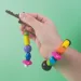 PlayBox: Set obojenih drvenih perli za nizanje u kantici 190gr