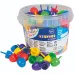 PlayBox: Set šarenih velikih mozaik gumbića od 125 komada u vrećici, 2 cm