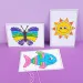 PlayBox: Set za šivanje obojivih kartica, 48 komada