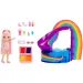 Rainbow High: Igrački set za bazensku zabavu s lutkom Blush Parker