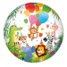 Rođendanski folija balon – Veseli životinjski uzorak 46cm