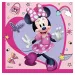 Ružičasta dvostruka papirnata salveta s uzorkom Minnie Mouse, pakiranje od 20 komada.