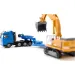 SIKU MAN teški transporter s Liebherr bagerom 1/87