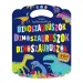 Šareni radni list s dinosaurima