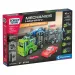 Science &amp; Play: Mehanička radionica - Dvospratni transporter za automobile set za izgradnju - Clementoni