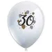 Set od 6 lateks balona s uzorkom "30 godina"