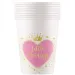Set od 8 papirnatih čaša Little Princess, 200 ml
