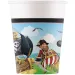 Set papirnatih čaša s gusarskim motivom, 8 komada, 200 ml