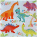 Set papirnatih salveta za Dino zabavu - dvoslojni, 33 x 33 cm, 20 kom