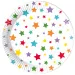 Set papirnatih tanjura s 8 zvjezdica, 20 cm