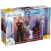 Snježno kraljevstvo 2 2-u-1 puzzle od 108 komada i bojanka 70x50 cm - Lisciani