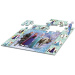 Snježno kraljevstvo interaktivni 24-dijelni podni puzzle - Clementoni