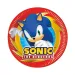 Sonic jež Sonic 8-dijelni set papirnatih tanjura 20 cm