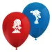 Sonic jež Sonic lateks baloni set od 8 komada