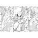 Spider-Man 2 u 1 maxi puzzle 2x60 komada i bojanka 50x35cm - Lisciani