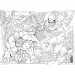 Spider-Man 2 u 1 maxi slagalica od 150 dijelova i bojanka 70x50 cm - Lisciani