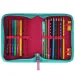 Spirit: Ergonomski set školskih torbi s 3D uzorkom jednoroga, 5 komada, s LED osvjetljenjem, 34x22x41cm