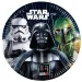 Star Wars set papirnatih tanjura od 8 komada, promjera 20 cm.