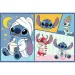 Stitch i prijatelji 2x70 komada puzzle - Trefl