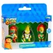 Stumble Guys pakiranje s 3 mini figurice, razne vrste, serija 3, 1 komad