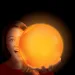 Tiny Glowzilla Wubble svjetleća neon mjehurić lopta narančaste boje 30 cm