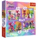 Trollovi 3: 4 u 1 puzzle set - Trefl