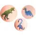TyToo: Šablon set za šljokičaste tetovaže s dinosaurima, 21 komada