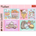 Upoznajte mačku Pusheen — puzzle 4 x 250 kom. - Trefl