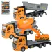 Vozač kamiona: Set od 3 komada građevinskih kamiona s kotačima od 19cm