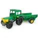 Zeleni traktor s kiperskom prikolicom 38,5 cm - Wader