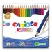 Akvarel drvene bojice u metalnoj kutiji 24kom - Carioca