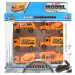 Alloy Car: Set građevinskih kamiona od 6 dijelova 8 cm