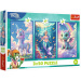 Šareni svijet bajki – puzzle 3 x 50 komada s jednorogom, sirenom i zmajem – Trefl