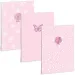 Ars Una: Soft Touch Pink Spring kockasta bilježnica A/4