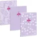 Ars Una: Soft Touch Purple Spring kockasta bilježnica A/4