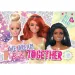 Barbie prijateljice, glitter slagalica od 60 dijelova 50x35cm - Lisciani