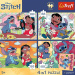 Disney Lilo &amp; Stitch - 4 x 88 kom Premium Plus Kids puzzle - Trefl