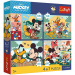 Disney Mickey Mouse i prijatelji – 4 x 88 kom Premium Plus Kids puzzle – Trefl