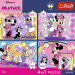 Disney Minnie Mouse - Premium Plus Kids slagalica 4 x 88 dijelova - Trefl