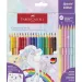 Faber-Castell: 24-dijelni GRIP set olovaka u boji sa 6 pastelnih boja