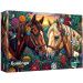 Flamingo by puzzle Konji ukrašeni cvijećem puzzle od 400 dijelova - Trefl