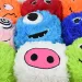 Fuzzy Monsters krznena plišana lopta u nekoliko verzija 23cm